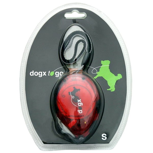 Flamingo Dogx2GO Belt Glassy S ФЛАМІНГО БЕЛТ ГЛАССІ повідець рулетка для собак до , світловідбивна стрічка 2м , 2 м см., Червоний см фото 1