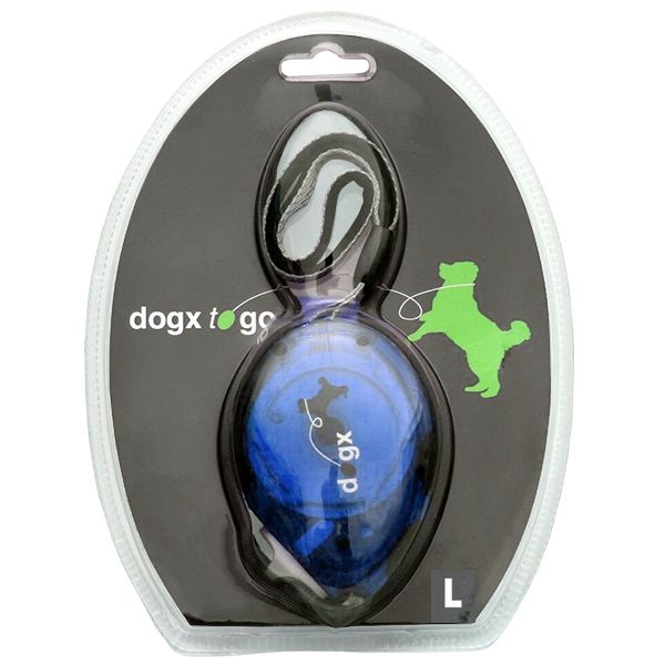 Flamingo Dogx2GO Belt Glassy L ФЛАМІНГО БЕЛТ ГЛАССІ повідець рулетка для собак до , світловідбивна стрічка 2м , 2 м см., Cиній см фото 1
