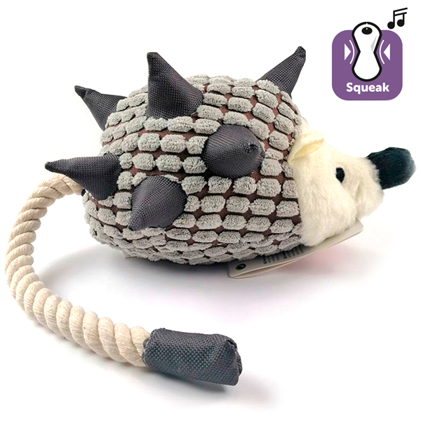 Flamingo Hedgehog Plush ФЛАМІНГО ЇЖАЧОК м’яка іграшка з пищалкою для собак фото 1