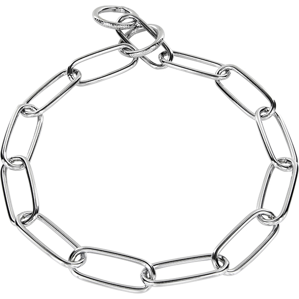 Sprenger Collar Extra Long Link СПРЕНГЕР НАШИЙНИК для собак, екстрадовга ланка 4мм, хромована сталь , 4 мм, 76 см см., Хромована сталь см фото 1