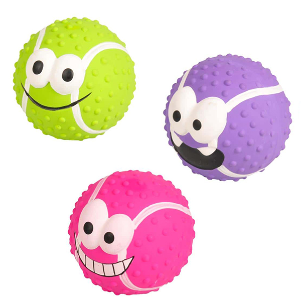 Flamingo Laughing Ball ФЛАМІНГО ВЕСЕЛИЙ М’ЯЧ латексна іграшка з пищалкою для собак , В асортименті см фото 1