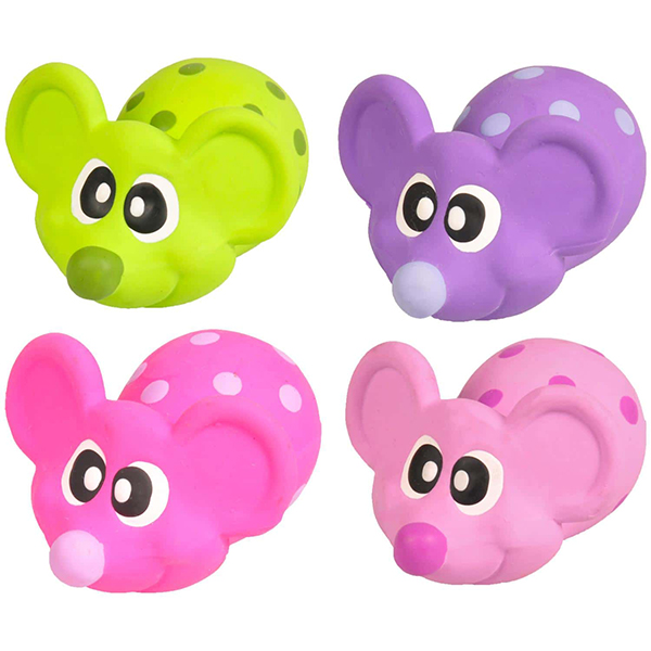 Flamingo Latex Mouse ФЛАМІНГО МИША латексна іграшка з пищалкою для собак , В асортименті см фото 1