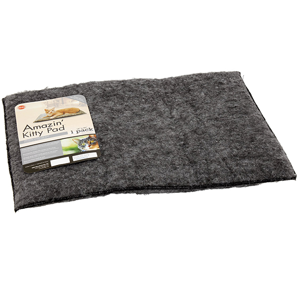 K&H Amazin’ Kitty Pad лежак для котів , Сірий см., 51 см х 38 см х 5 см см фото 1