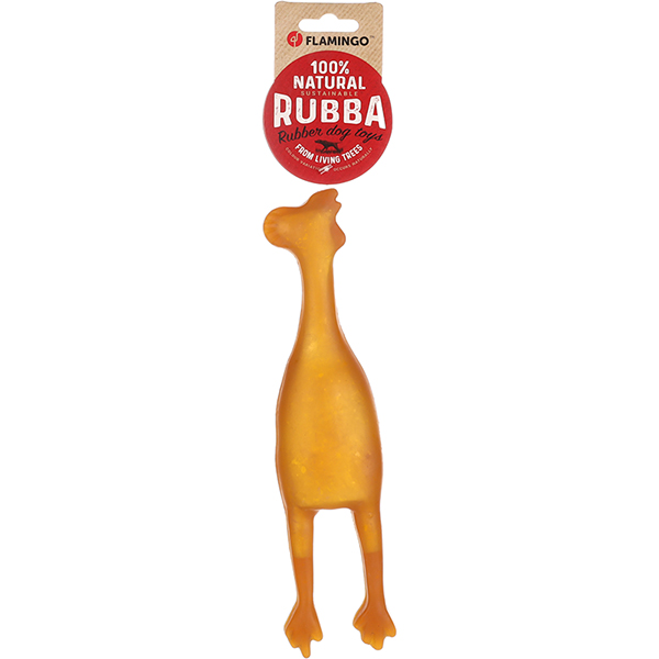 Flamingo Rubba Chicken ФЛАМІНГО КУРКА іграшка для собак , 27 см х 6,3 см х 5,3 см см., Коричневий см фото 1