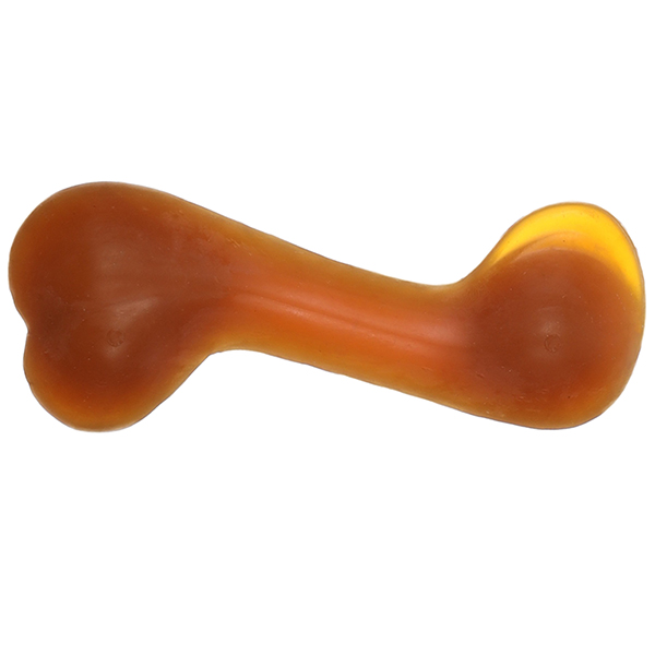 Flamingo Rubba Bone ФЛАМІНГО КІСТКА ЛИТА ВИГНУТА іграшка для собак фото 1