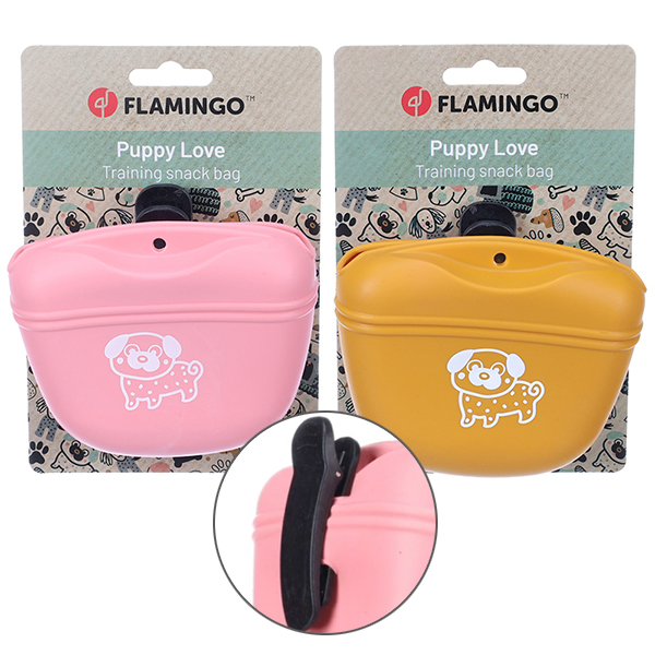 Flamingo Snack Dispenser Puppy Twix ФЛАМІНГО ПАППІ ТВІКС сумка для ласощів , В асортименті см фото 1
