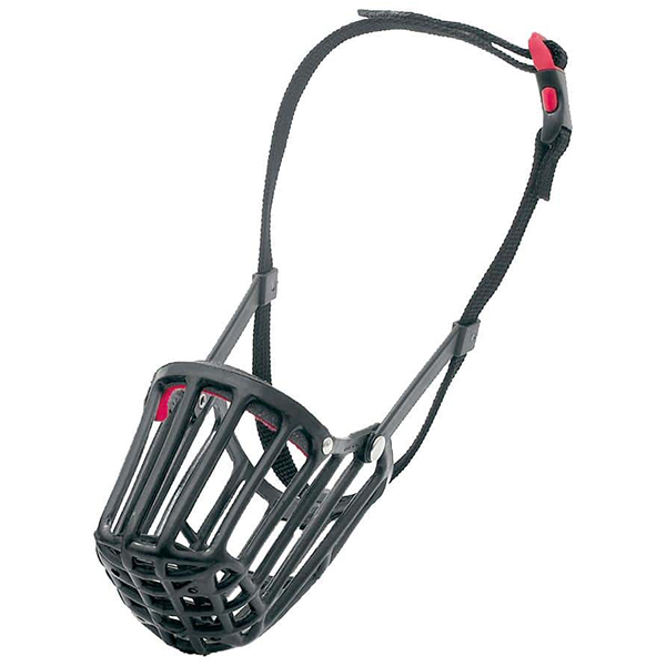 Flamingo Muzzle Synthetic 10 ФЛАМІНГО СИНТЕТИК намордник для собак , 10 см х 7 см х 15 см, 40 - 62 см см фото 1