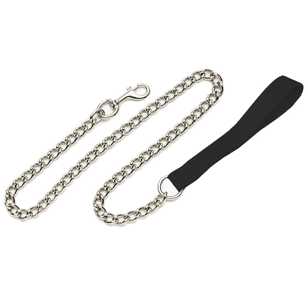 Coastal Titan Chain Dog Leash КОСТАЛ ПОВІДЕЦЬ-ЛАНЦЮЖОК для собак, ланка 4мм , Чорний см., 1,3 см х 1,2 м см фото 1