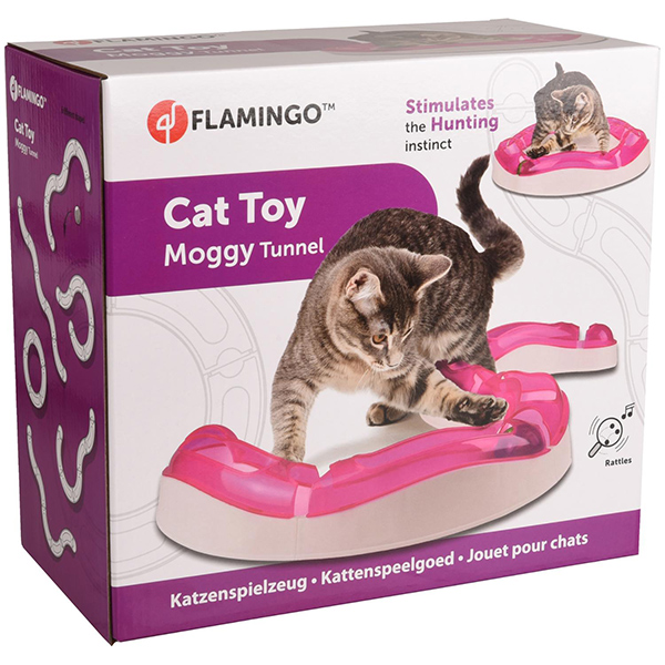Flamingo МОГГІ MOGGY TUNNEL інтерактивна іграшка для котів фото 1