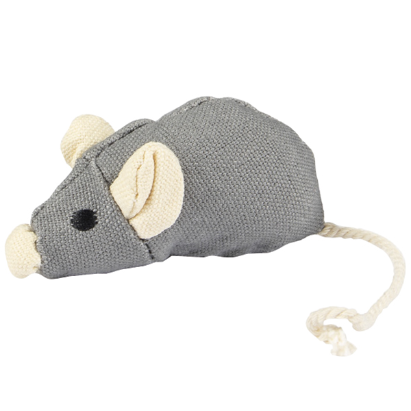 Flamingo Natural Fun Mouse ФЛАМІНГО МИША екологична іграшка з котячою м’ятою для котів , 16 см х 4 см х 3,6 см см фото 1