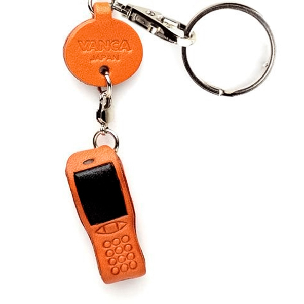 Vanca Cellular Phone ВАНКА МОБІЛЬНИЙ ТЕЛЕФОН 3D брелок на ключі, натуральна шкіра , 20 х 10 х 37 мм см фото 1