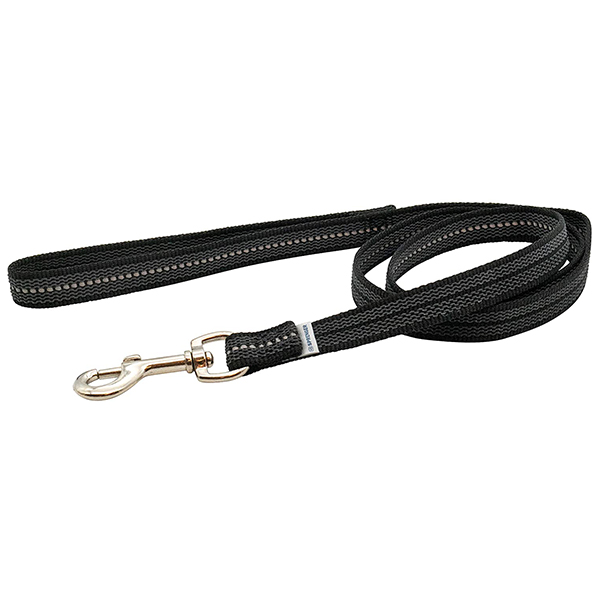 Sprenger Rubberized Leash with Handle СПРЕНГЕР ПРОГУМОВАНИЙ ПОВІДЕЦЬ із ручкою для собак , Чорний см., 2 см х 120 см см фото 1