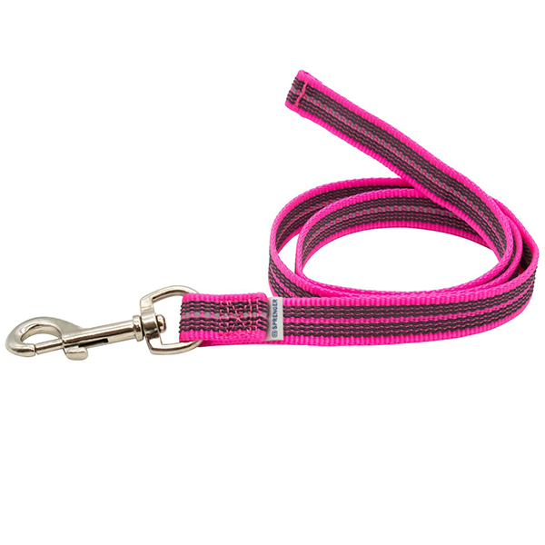 Sprenger Rubberized Leash without Handle СПРЕНГЕР ПРОГУМОВАНИЙ ПОВІДЕЦЬ без ручки для собак , Рожевий см., 2 см х 200 см см фото 1
