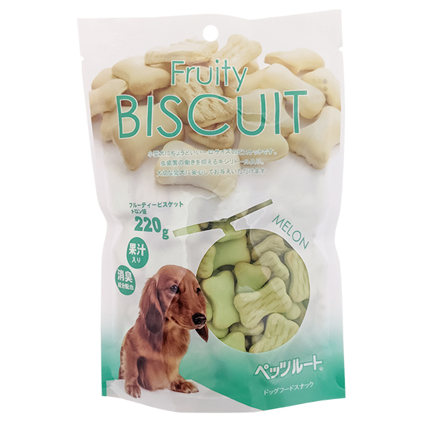 DoggyMan Biscuit Melon ДОГГІМЕН БІСКВІТ ДИНЯ фруктове печиво, ласощі для собак фото 1