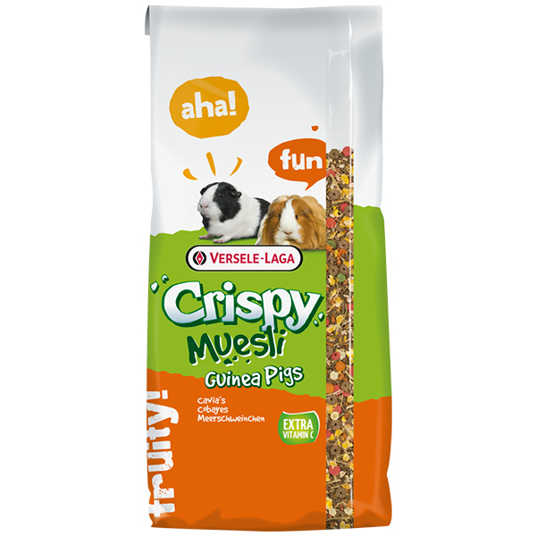 Versele-Laga Crispy Muesli Guinea Pigs ВЕРСЕЛЕ-ЛАГА КРІСПІ МЮСЛІ МОРСЬКА СВИНКА мюслі корм для морських свинок , см