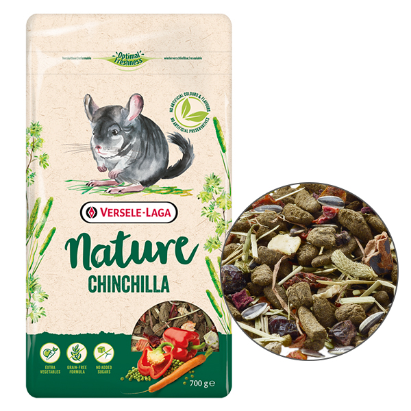Versele-Laga Nature Chinchilla ВЕРСЕЛЕ-ЛАГА НАТЮР ШИНШИЛА суперпреміум беззерновий корм для шиншил , см