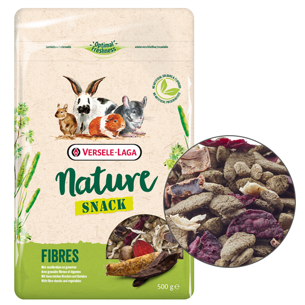 Versele-Laga Nature Snack Fibres ВЕРСЕЛЕ-ЛАГА НАТЮР СНЕК КЛІТКОВИНА додатковий корм для гризунів