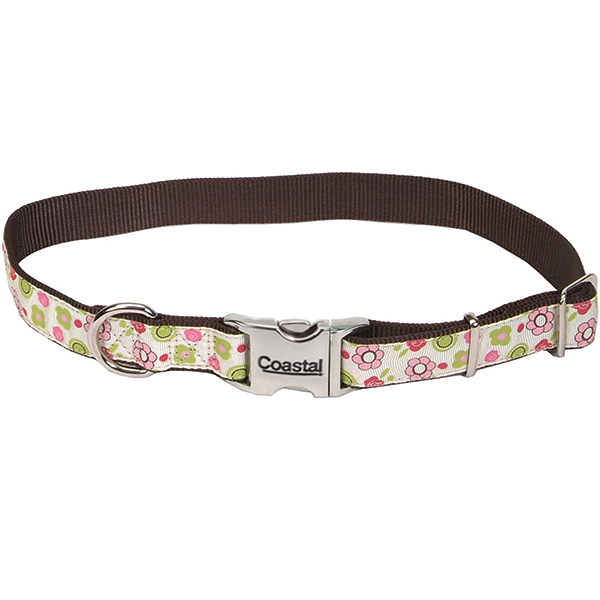 Coastal Pet Attire Ribbon КОСТАЛ РІББОН нашийник для собак, 1.6х46см , Квіти троянд см., 1,6 см х 30 - 46 см см фото 1