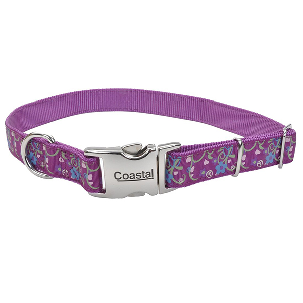 Coastal Pet Attire Ribbon КОСТАЛ РІББОН нашийник для собак, 1.6х46см , Орхідея букет см., 1,6 см х 30 - 46 см см фото 1