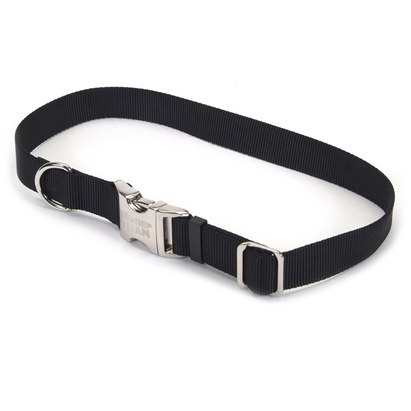 Coastal Titan Buckle КОСТАЛ ТИТАН нашийник для собак, 1.9х36-51cм , Чорний см., 1,6 см х 50 см см фото 1