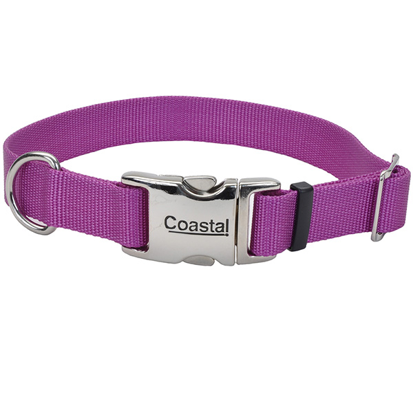 Coastal Metal Buckle КОСТАЛ ТИТАН БАКЛ нашийник для собак, 2х36-51см , Орхідея см., 2 см х 36 - 51 см см фото 1