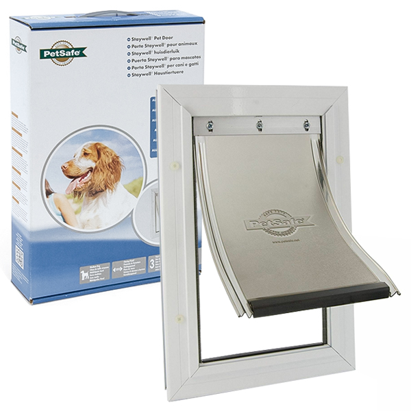 PetSafe Staywell Aluminium Medium ПЕТСЕЙФ СТЕЙВЕЛ АЛЮМІНІЙ дверцята для собак середніх порід, посилена конструкція , 277 мм х 400 мм см., M см фото 1