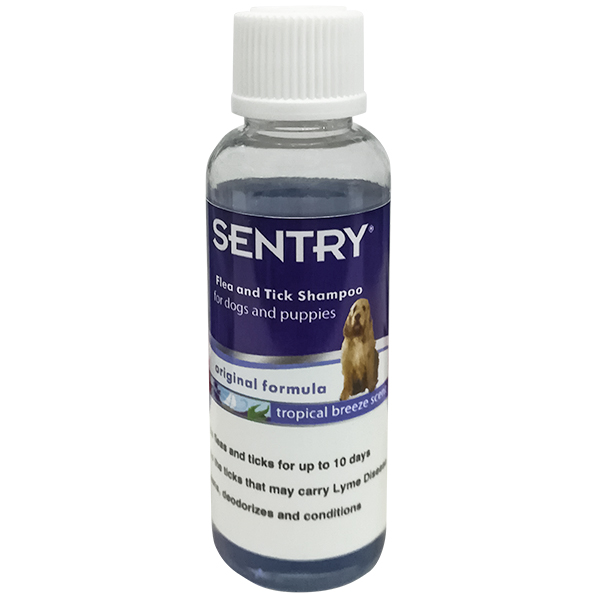 Sentry Tropical Breeze Shampoo СЕНТРІ ТРОПІЧНИЙ БРИЗ шампунь від бліх і кліщів для собак фото 1