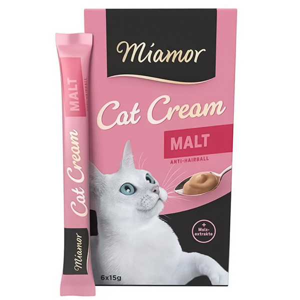 Miamor Cream Malt МІАМОР МАЛЬТ крем рідкі ласощі для котів , 6 од. х см фото 1