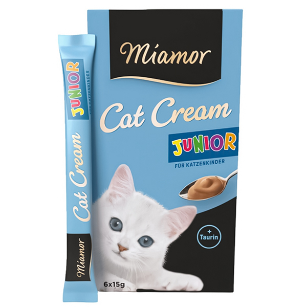 Miamor Cream Junior МІАМОР ЮНІОР крем рідкі ласощі для кошенят , 6 од. х см фото 1