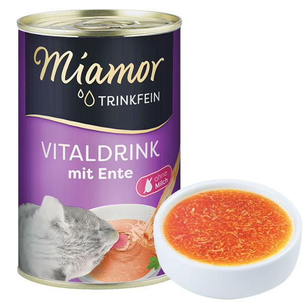 Miamor Vitaldrink mit Ente МІАМОР ВІТАЛДРІНК КАЧКА бульйон напій для котів фото 1