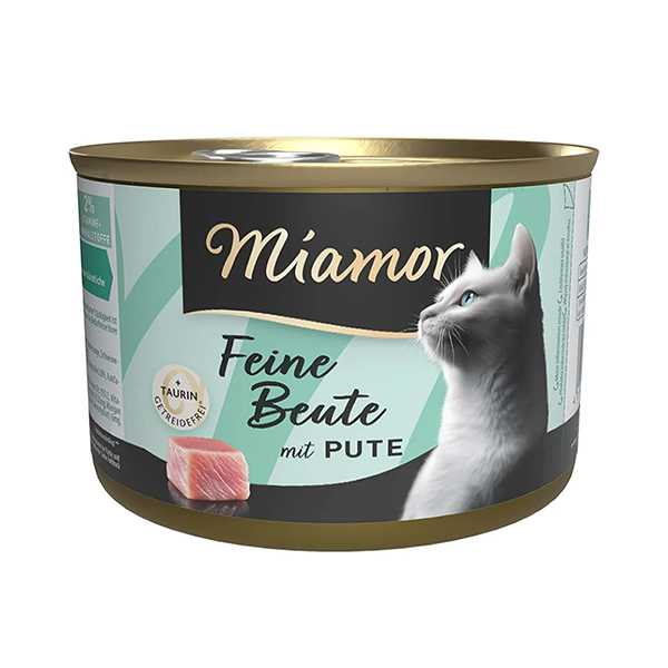 Miamor Feine Beute mit Pute МІАМОР ФАЙНЕ БАЙТЕ ІНДИЧКА беззерновий повнораціонний вологий корм для котів фото 1