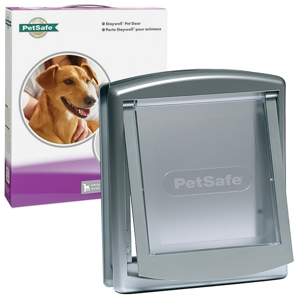 PetSafe Staywell Original ПЕТСЕЙФ СТЕЙВЕЛ ОРІДЖИНАЛ дверцята для собак середніх порід, до , Сірий см., 352 мм х 294 мм см фото 1