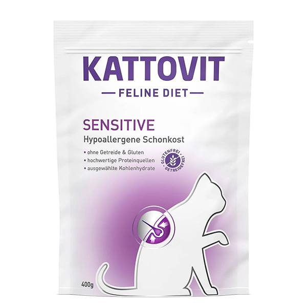 Kattovit Veterinary Sensitive КАТТОВІТ СЕНСИТИВ дієтичний сухий корм для котів із харчовою непереносимістю фото 1