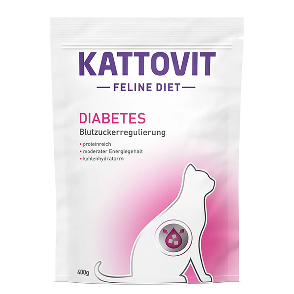 Kattovit Veterinary Diabetes КАТТОВІТ ДІАБЕТ дієтичний сухий корм для котів із цукровим діабетом і ожирінням фото 1