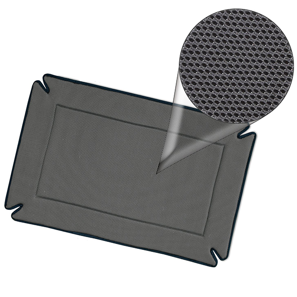 K&H Odor-Control Crate Pad КОНТРОЛЬ ЗАПАХУ підстилка в клітку для собак , Сірий см., 51 см х 64 см см фото 1