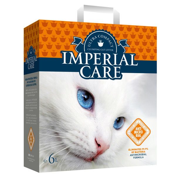 Imperial Care Silver Ions ІМПЕРІАЛ КЕА З ІОНАМИ СРІБЛА ультрагрудкувальний наповнювач для котячого туалету фото 1