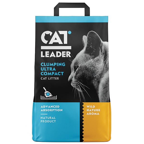 Cat Leader Clumping Wild Nature КЕТ ЛІДЕР АРОМАТ ДИКОЇ ПРИРОДИ ультрагрудкувальний наповнювач у котячий туалет