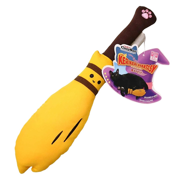 CattyMan Kick Toy Broom КЕТТІМЕН МІТЛА шурхотлива іграшка для котів