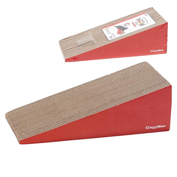 CattyMan Cardboard Scratcher Slope КЕТТІМЕН ТРАМПЛІН картонна кігтеточка для котів
