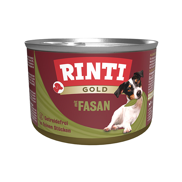 Rinti Gold mit Fasan РІНТІ ГОЛД ФАЗАН беззерновий повнораціонний натуральний вологий корм для собак фото 1