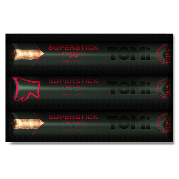TOMi Sticks Dog Beef ТОМІ ПАЛИЧКИ ЯЛОВИЧИНА ласощі для собак фото 1