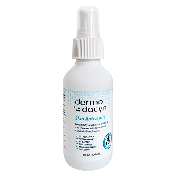 Microcyn Dermodacyn Skin Antiseptic МІКРОЦИН ДЕРМОДАЦИН спрей для догляду за ранами та шкірою фото 1