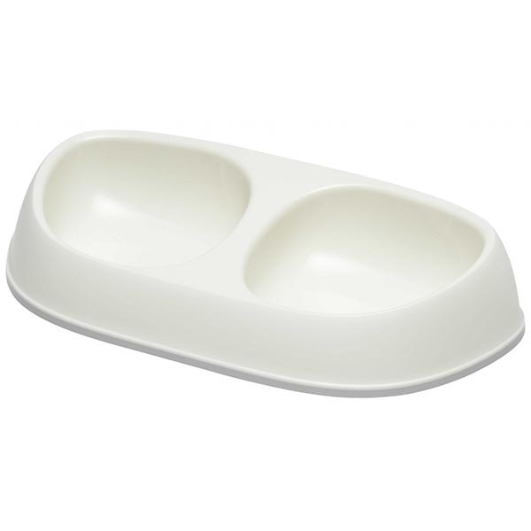 Moderna Double Sensibowl МОДЕРНА СЕНСІБОУЛ подвійна миска для котів, 2х , Білий см., 2x см., 29 см х 15 см х 6 см см фото 1