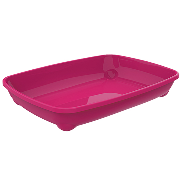 Moderna Arist-O-Tray Small МОДЕРНА АРІСТ-О-ТРЕЙ туалет для кошенят, 37х27х6см , Яскраво-рожевий см., 37 см х 27 см х 6 см см фото 1