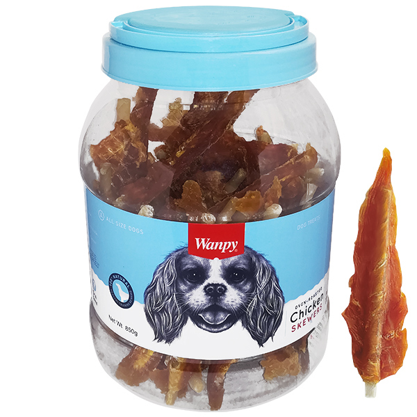 Wanpy Chicken Insert Rawhide ВАНПІ ФІЛЕ КУРКИ РУЛЕТ ласощі для собак фото 1