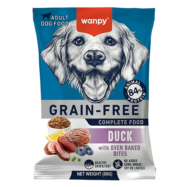 Wanpy Grain Free Duck ВАНПІ КАЧКА ДЛЯ СОБАК сухий беззерновий корм фото 1