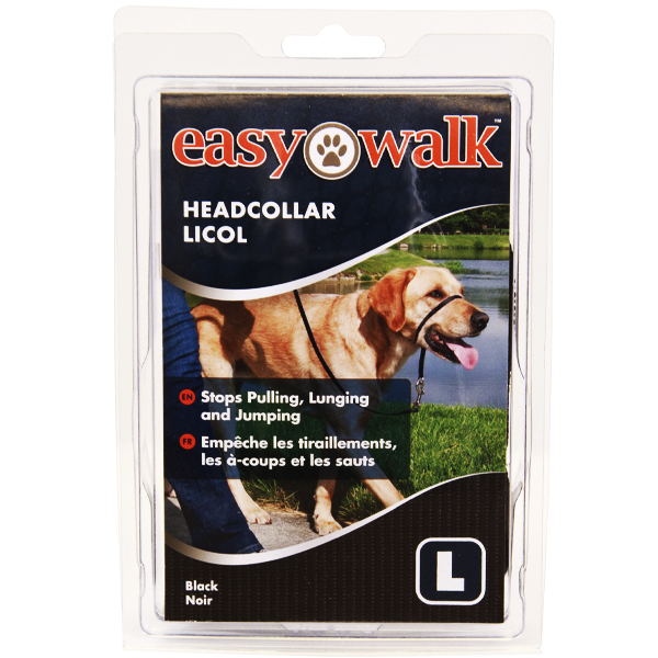 Premier ЛЕГКА ПРОГУЛЯНКА Easy Walk тренувальний ошийник для собак, середній, чорний , L л., Чорний л фото 1