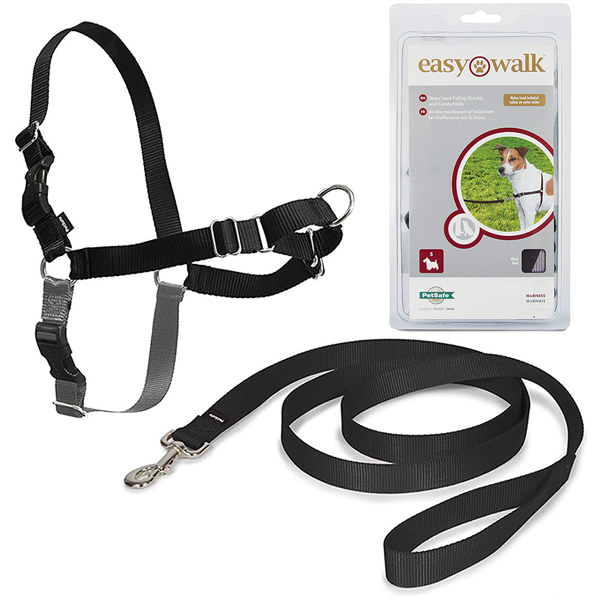 PetSafe Easy Walk ПЕТСЕЙФ ЛЕГКА ПРОГУЛЯНКА антиривок шлея для собак , S л., Чорний л фото 1