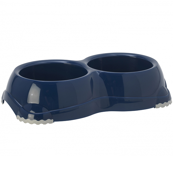 Moderna Double Smarty Bowl Medium МОДЕРНА СМАРТІ подвійна миска для собак, 2х , Чорничний см. , d 14 см см фото 1