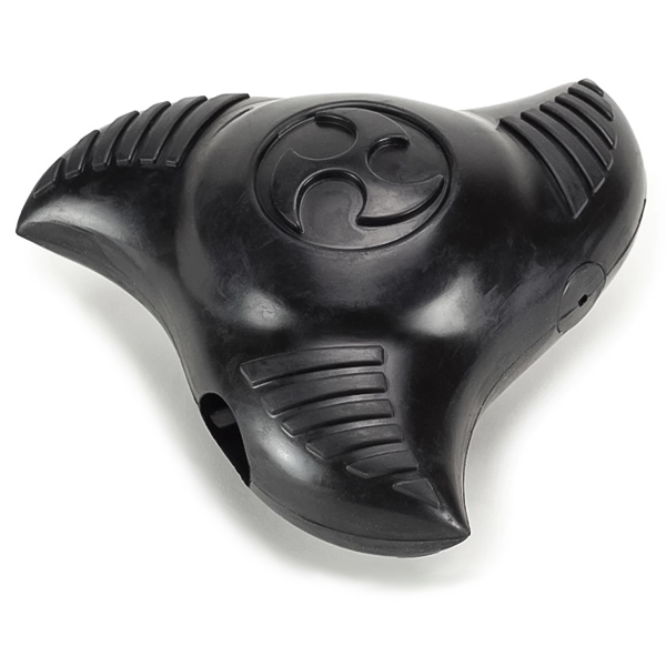 PetSafe Squeak and Treat Ninja Star ПЕТСЕЙФ ЗІРКА НІНЗЯ іграшка з пищалкою для собак , L л., Чорний л фото 1